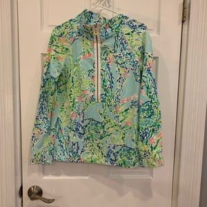 Lilly Pulitzer Pullover Zip Up Size Small
